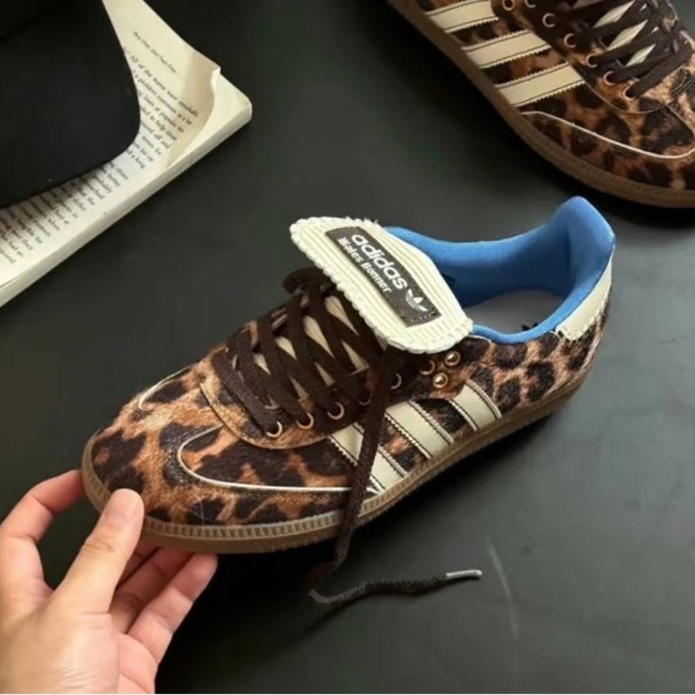 Adidas x Wales Bonner Samba Pony Leopard - Picture 4 of 6
